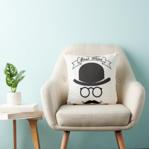 Almofada Óculos de Hipster do Melhor Homem Que Manipula big