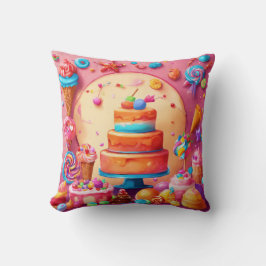 Almofada Ocupação de pastelaria e diversão em Candyland