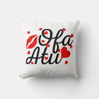 Almofada Ofa Atu - Eu Te Amo - Citação Tongan