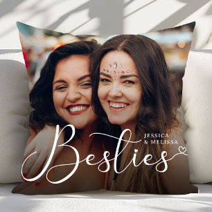 Almofada Oferta de Besties de Foto de Script Moderno