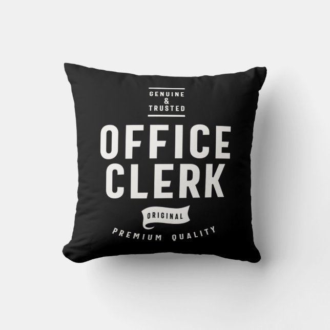 Almofada Oferta de Cargo do Office Clerk (Frente)