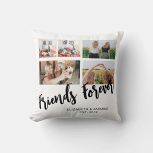 Almofada Oferta de Colagem de Fotos para Amigos do Forever
