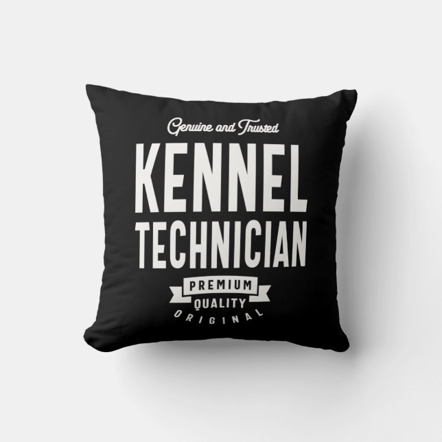 Almofada Oferta de Título de Trabalho Técnico do Kennel (Frente)