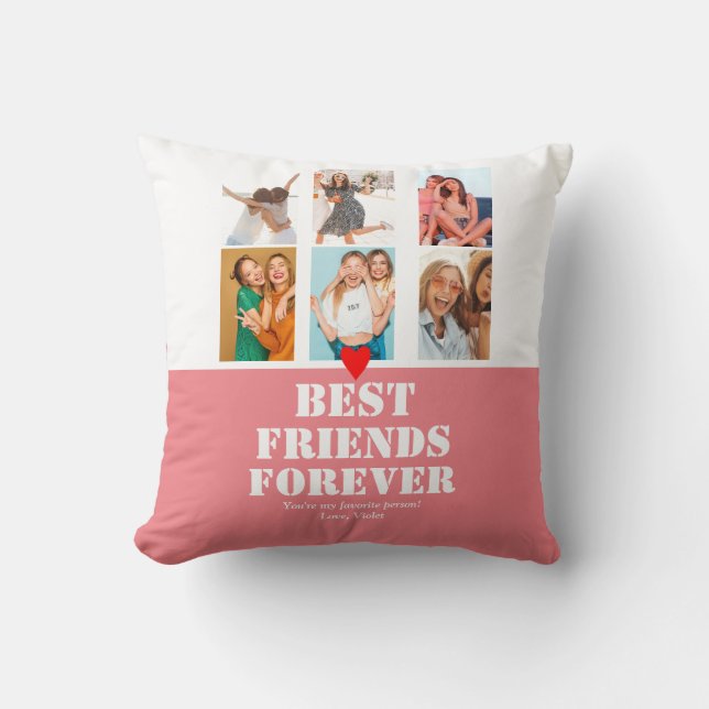 Almofada Oferta Personalizada de Amigos Personalizados de C (Frente)