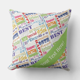 Almofada Ofertas De Festa de aniversário 95 Únicas E Especi