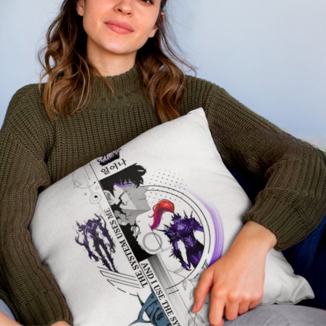 Almofada Official Solo Leveling Anime Pillow 6-Pack Set | S (Criador carregado)