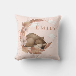 Almofada Oh, adorável Deer & Clouds Stars Nursery Throw Pil