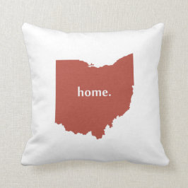 Almofada Ohio Home State Red