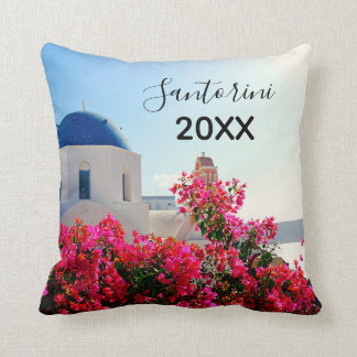 Almofada Oia Santorini, Fotografia Grécia  