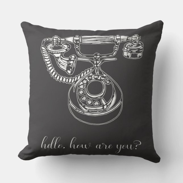 Almofada Olá, como vai? (Frente)