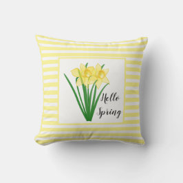 Almofada Olá Narciso Amarelo da Primavera