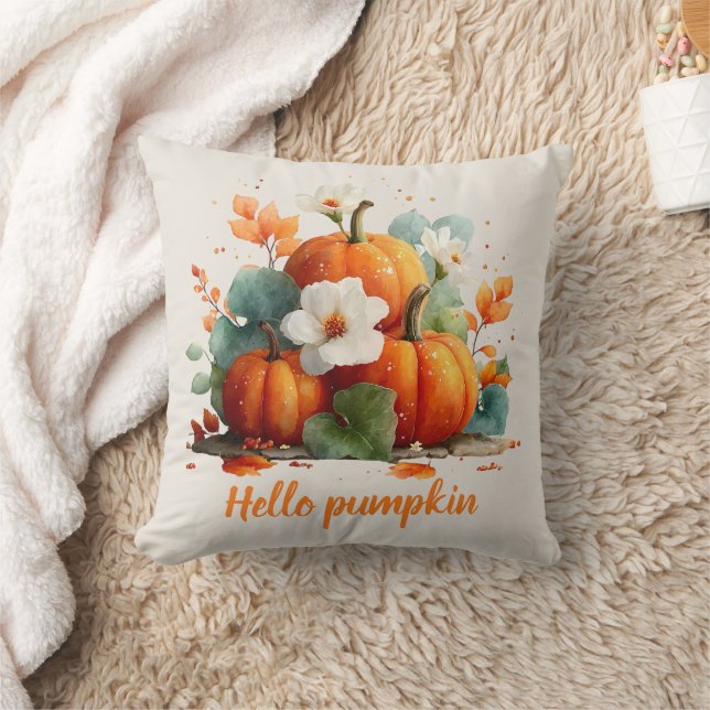 Almofada Olá Pumpkin Autumn Design (Cobertor)