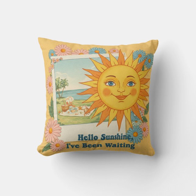 Almofada Olá Sunshine (Frente)