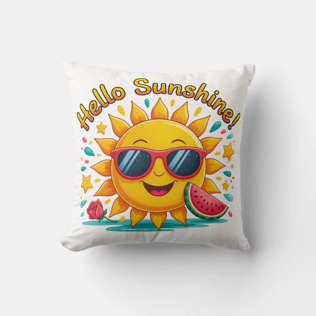 Almofada Olá Sunshine  (Frente)