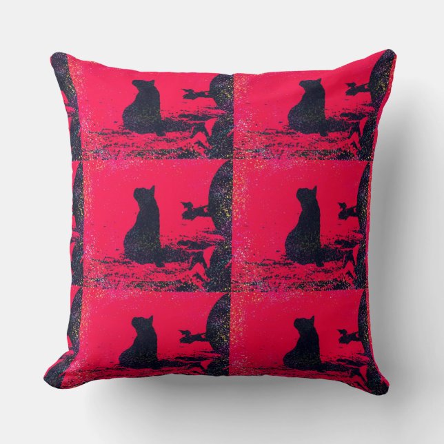 Almofada Olhando acima/com influências da arte (Frente)