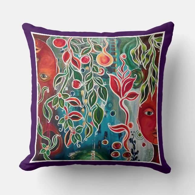 Almofada Olhando para você por dois Travesseiros (Frente)