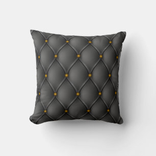 Almofada Olhar de bronze das unhas de Upholstery de couro