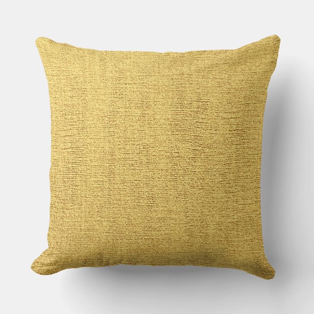 Almofada Olhar elegante Dourado das canvas (Frente)