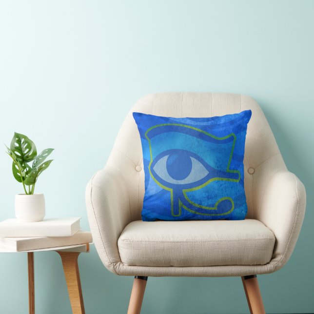 Almofada Olho Azul Horus (Cadeira)