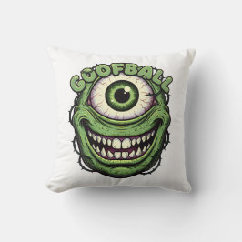 Almofada Olho de Monstro Bobo – Desenho Engraçado e Sinistr