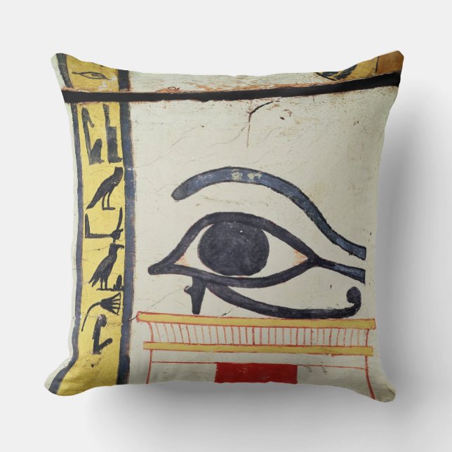 Almofada Olho de Wedjat, detalhe do cobrir do sarcófago de (Frente)