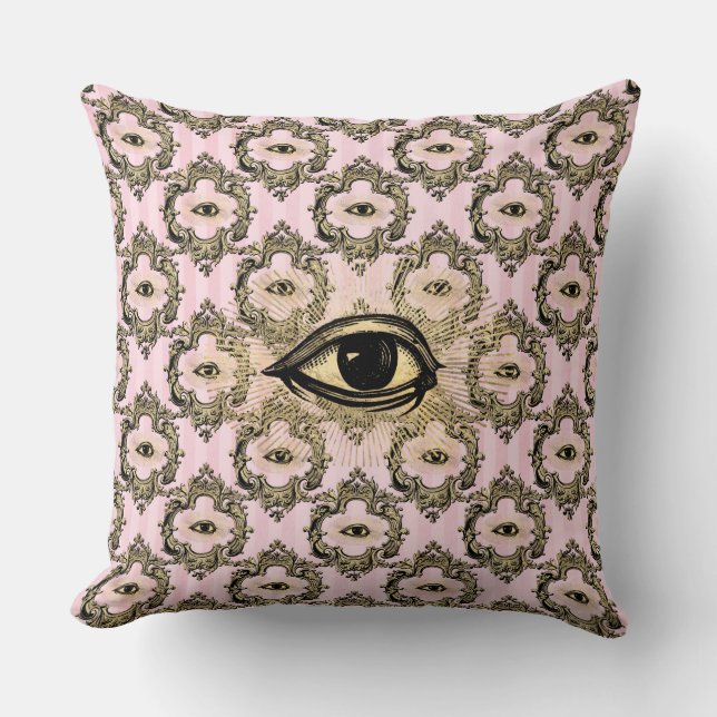 Almofada Olho Único dentro do Quadro (Frente)