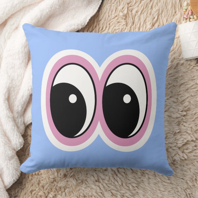Almofada Olhos Azuis Design 20x20  (Cobertor)