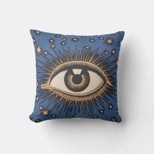 Almofada Olhos Estrelas Lua Celestial Nouveau