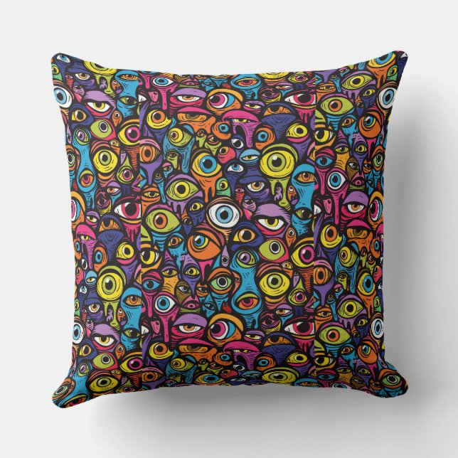 Almofada Olhos Podem Te Ver Design (Verso)