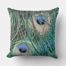 Almofada Olhos salpicados do pavão