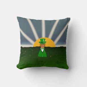 Almofada Oliver The Otter e Field of Shamrocks Jogam Pílul