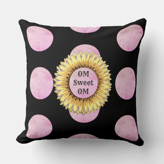 Almofada Om Doce Om Girassol (Frente)