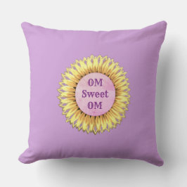 Almofada Om Sweet Om Girassol