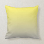 Almofada "Ombre amarelo e cinzento"<br><div class="desc">"Travesseiro decorativo de Ombre amarelo e cinzento"</div>