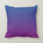 Almofada "Ombre azul escuro e roxo"<br><div class="desc">"Travesseiro decorativo de Ombre azul escuro e roxo"</div>