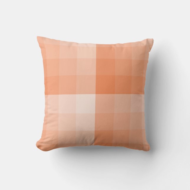 Almofada Ombre Checker bloqueia Travesseiro decorativo de t (Frente)
