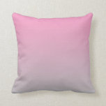 Almofada "Ombre cor-de-rosa e cinzento"<br><div class="desc">"Travesseiro decorativo de Ombre cor-de-rosa e cinzento"</div>