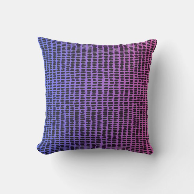 Almofada Ombre & Doodles Roxo (Frente)