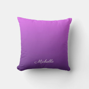 Almofada Ombre roxo personalizado