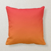 "Ombre vermelho e alaranjado"