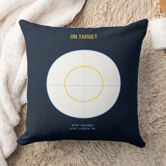 Almofada On Target — 90s Maximalist Throw Pillow | Retro  (Cobertor)