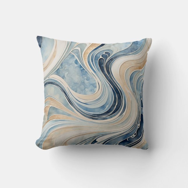 Almofada Ondas Abstratas (Frente)