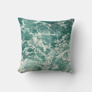 Almofada Ondas Verdes Azuis