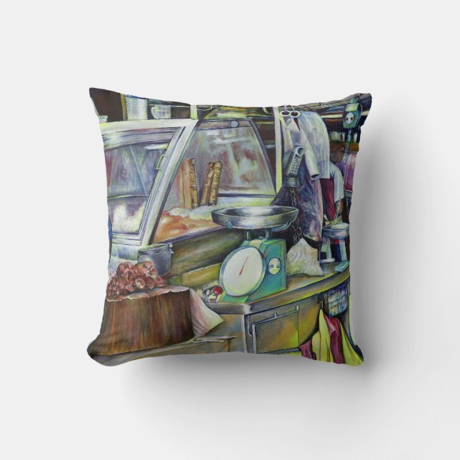 Almofada Onde está o Curry Cabeça de Peixe?Singapura (Frente)