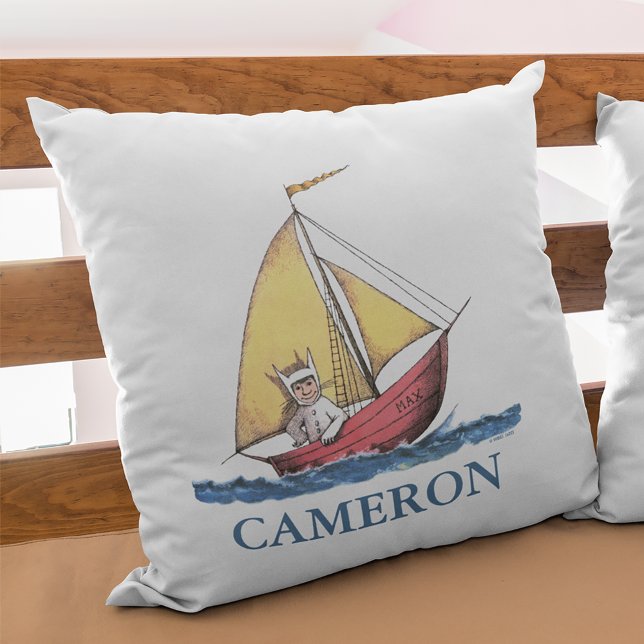 Almofada Onde Vivem os Monstros | Adicione seu Nome (Pillow on loft)