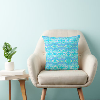 Almofada Ondélys – Blue Flow Geometric Cushion