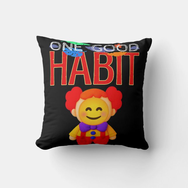 Almofada One Good Habit (Frente)