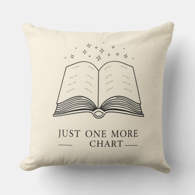 Almofada One More Chapter - Cozy Book Lover Throw Pillow (Frente)