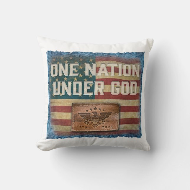 Almofada One Nation - Throw Pillow (Frente)