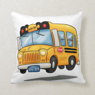 Almofada Ônibus Escolar de Cartoons